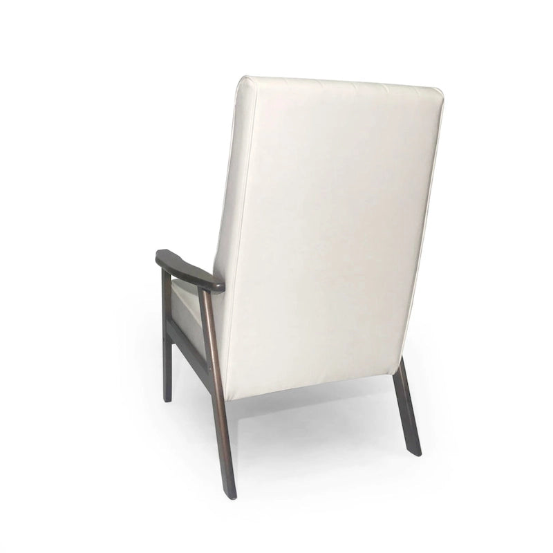 25.75 High Back Faux Leather Accent Chair