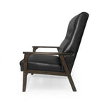 25.75 High Back Faux Leather Accent Chair