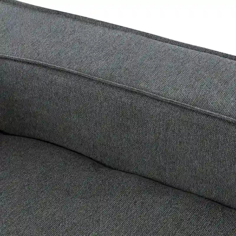 Grey 125 Modern 4-Seat Chaise Lounge Sofa for Living Room Relaxation, Indoor Sleeper
