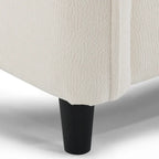 110 Modern L-Shaped Convertible 5-Seat Sectional Sofa with Removable Ottoman and 5 Cushions, Plush Chenille Fabric