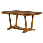5-Piece Wooden Dining Table Set with 59 Rectangular Table & 4 Chairs