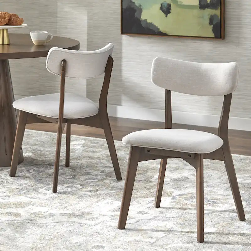 Lifestorey Cari Solid Wood Dining Chair (Set of 2)