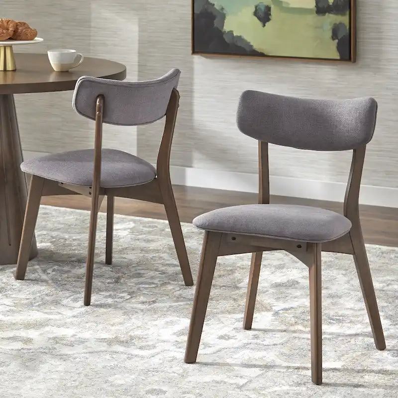 Lifestorey Cari Solid Wood Dining Chair (Set of 2)