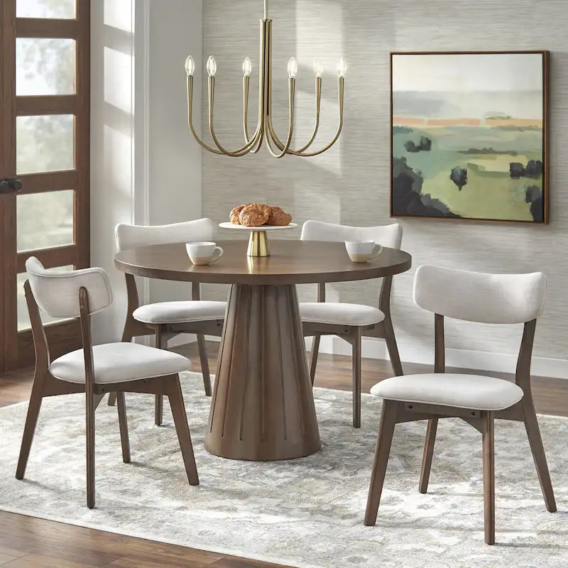 Lifestorey Cari Solid Wood Dining Chair (Set of 2)