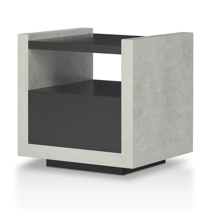Kendelle Industrial 18-inch 1-Shelf Side Table by Furniture of America