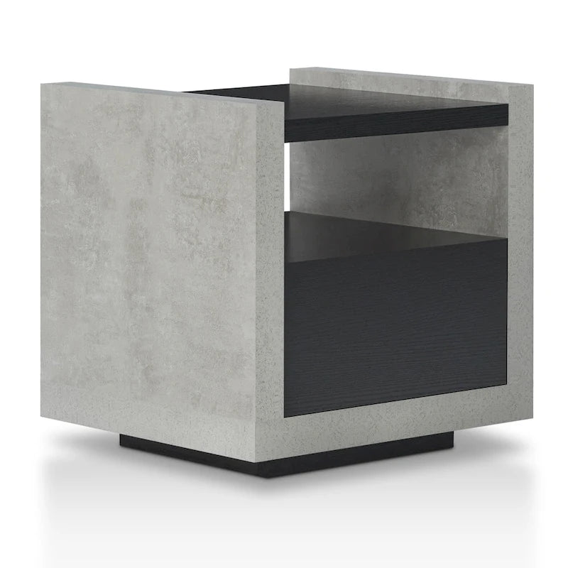 Kendelle Industrial 18-inch 1-Shelf Side Table by Furniture of America
