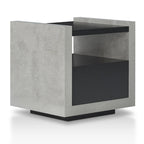 Kendelle Industrial 18-inch 1-Shelf Side Table by Furniture of America