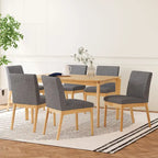 Atherton Wood 7 Piece Dining Set by Christopher Knight Home