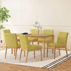 Atherton Wood 7 Piece Dining Set by Christopher Knight Home