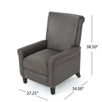 Charell Traditional Microfiber Recliner by Christopher Knight Home