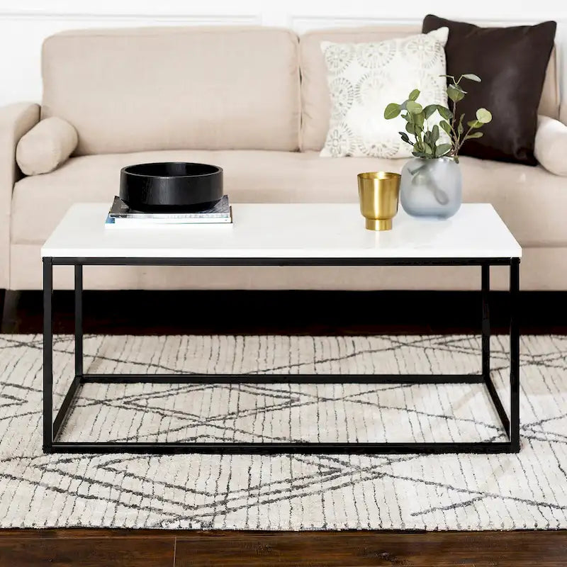 Middlebrook Designs Geller Metal Frame Coffee Table