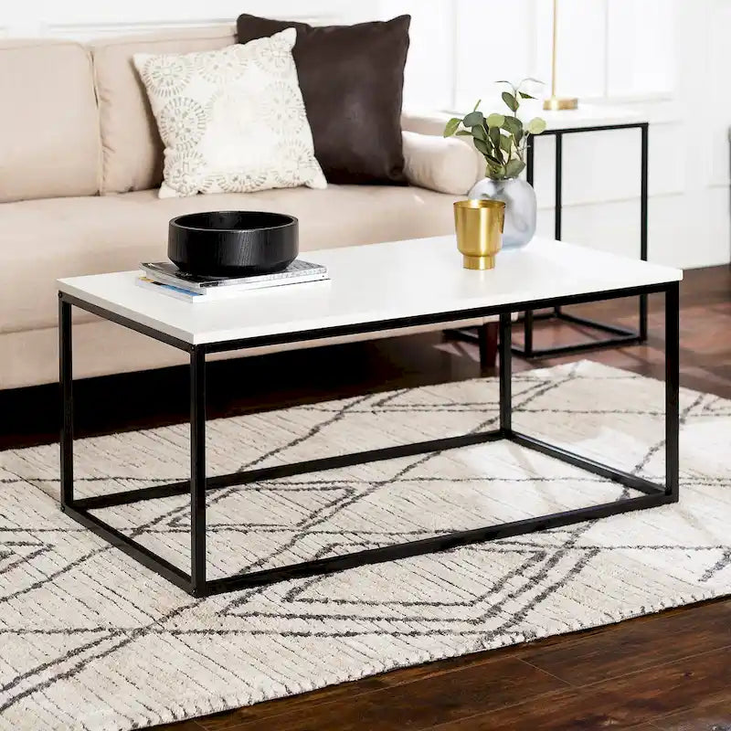 Middlebrook Designs Geller Metal Frame Coffee Table