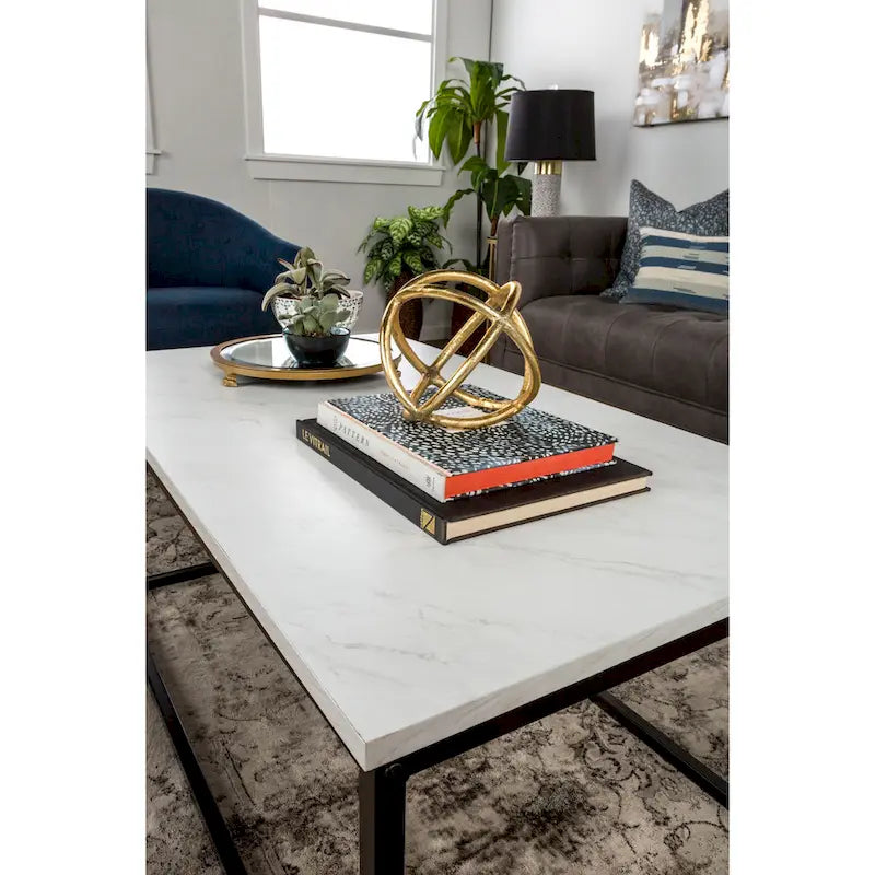 Middlebrook Designs Geller Metal Frame Coffee Table