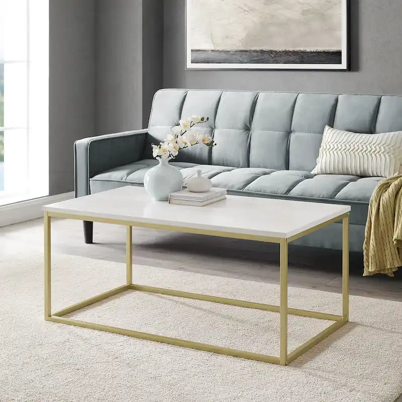 Middlebrook Designs Geller Metal Frame Coffee Table