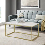 Middlebrook Designs Geller Metal Frame Coffee Table