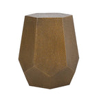 Pamsha Hammered Iron Geometric Side Table by Christopher Knight Home