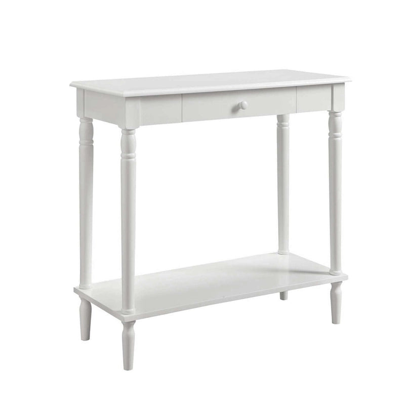 Convenience Concepts French Country 1 Drawer Hall Table with Shelf