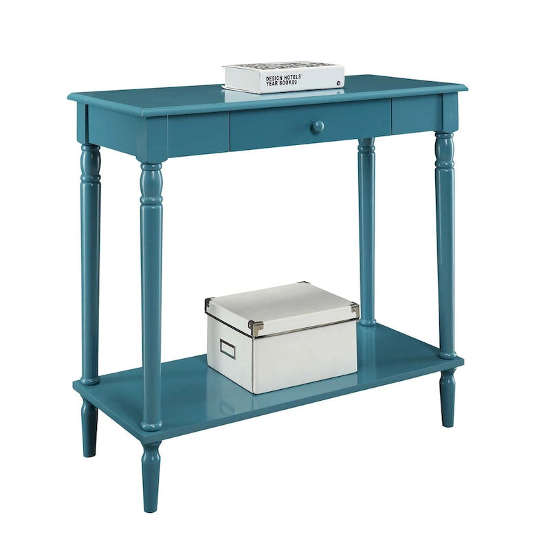 Convenience Concepts French Country 1 Drawer Hall Table with Shelf