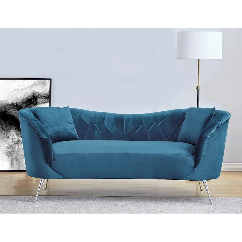 Flores Velvet Sofa