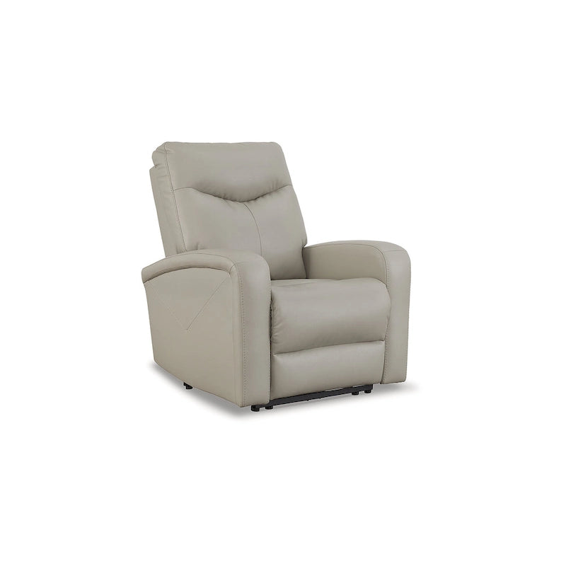 Signature Design by Ashley Ryversans Power Recliner with Adjustable Headrest