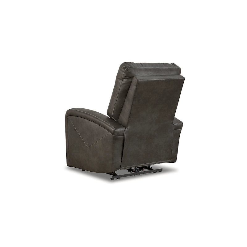 Signature Design by Ashley Ryversans Power Recliner with Adjustable Headrest