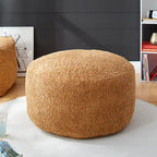 Sorra Home Indoor Soft-Textured Bean Pouf/Ottoman