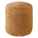 Sorra Home Indoor Soft-Textured Bean Pouf/Ottoman