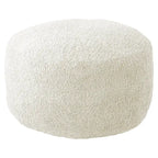 Sorra Home Indoor Soft-Textured Bean Pouf/Ottoman