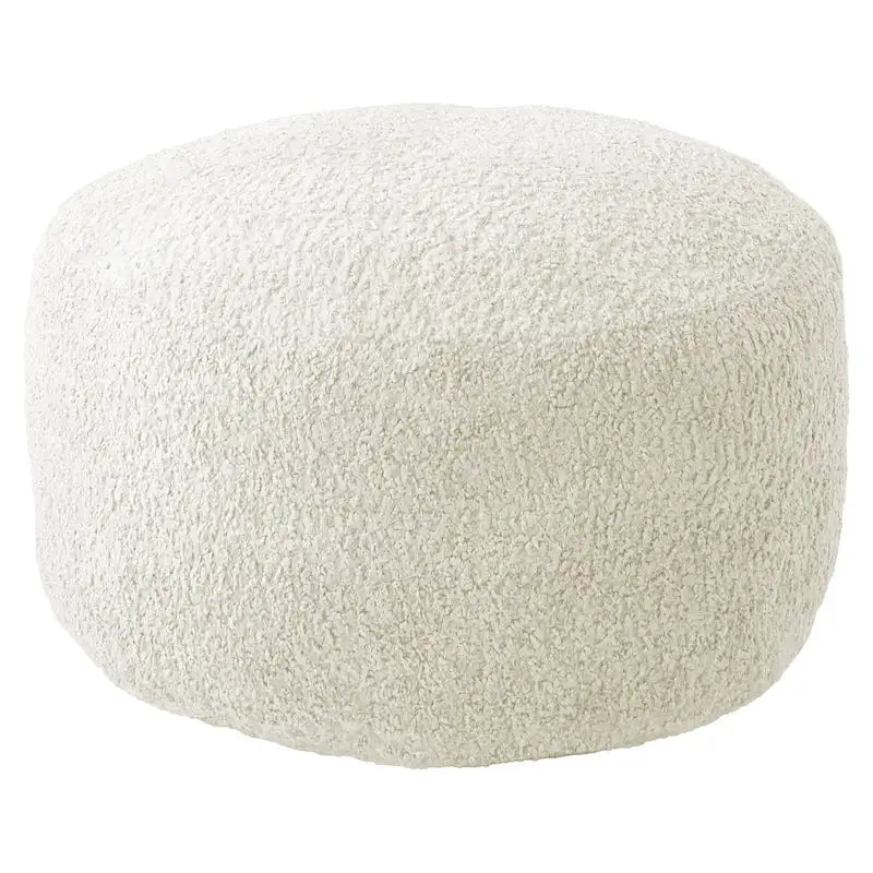 Sorra Home Indoor Soft-Textured Bean Pouf/Ottoman