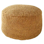 Sorra Home Indoor Soft-Textured Bean Pouf/Ottoman