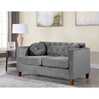Carson Carrington Paharova Velvet Kitts Classic Loveseat