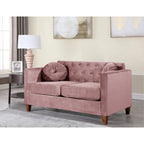 Carson Carrington Paharova Velvet Kitts Classic Loveseat