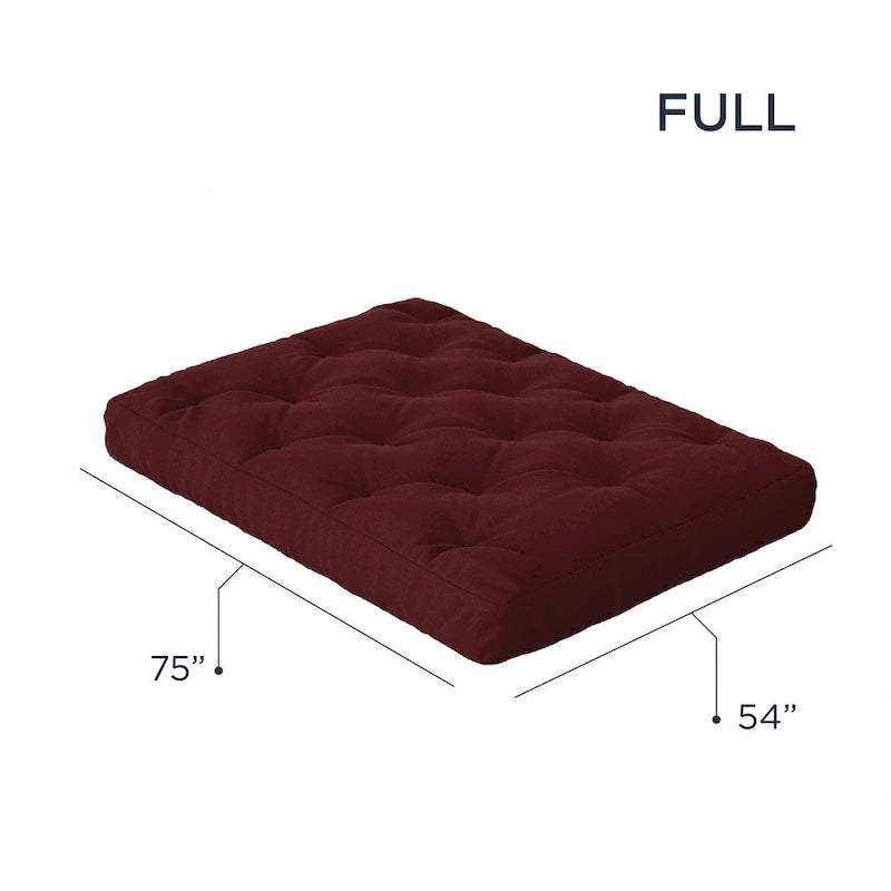 Loosh Home 8 Gel Memory Foam Full Size Futon Mattress
