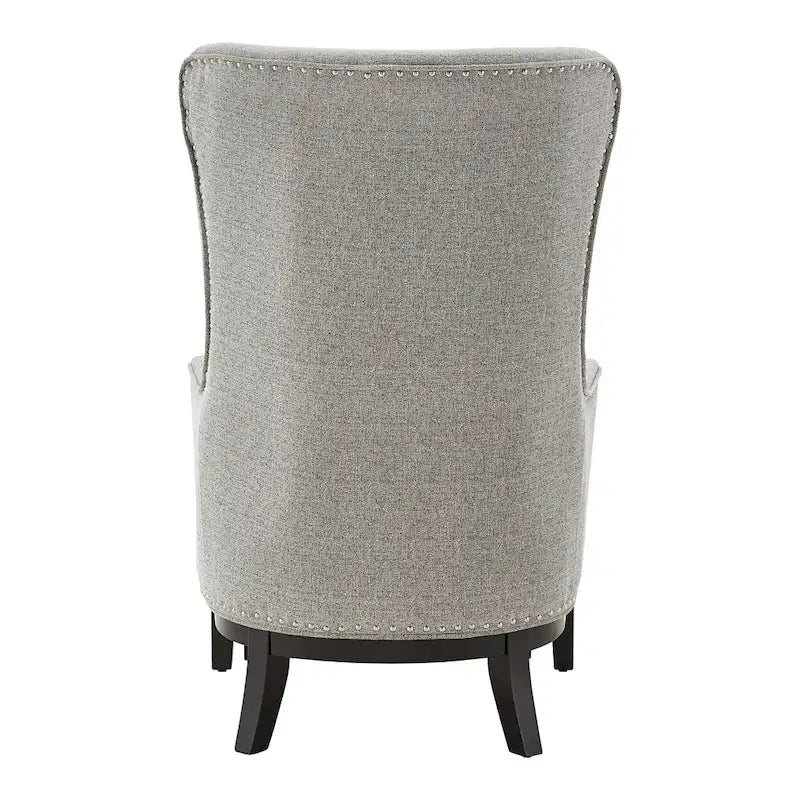 Capella Highback Wing Lounge Chair with Footstool by iNSPIRE Q Artisan