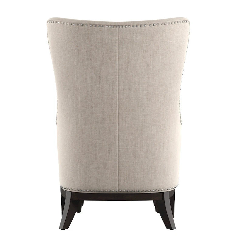 Capella Highback Wing Lounge Chair with Footstool by iNSPIRE Q Artisan