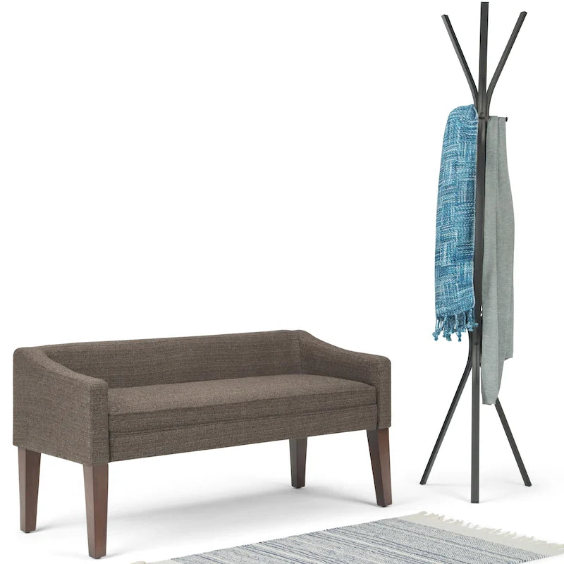 WYNDENHALL Layla 50 inch Wide Contemporary Upholstered Bench - 50x 22x 23.8