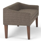 WYNDENHALL Layla 50 inch Wide Contemporary Upholstered Bench - 50x 22x 23.8