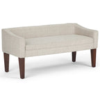 WYNDENHALL Layla 50 inch Wide Contemporary Upholstered Bench - 50x 22x 23.8