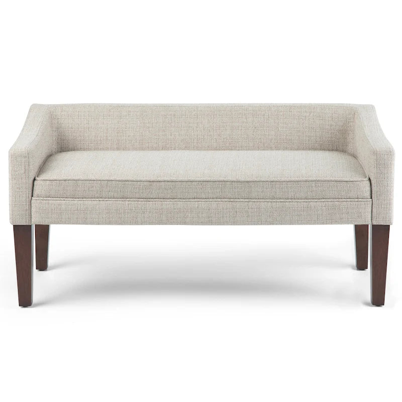 WYNDENHALL Layla 50 inch Wide Contemporary Upholstered Bench - 50x 22x 23.8