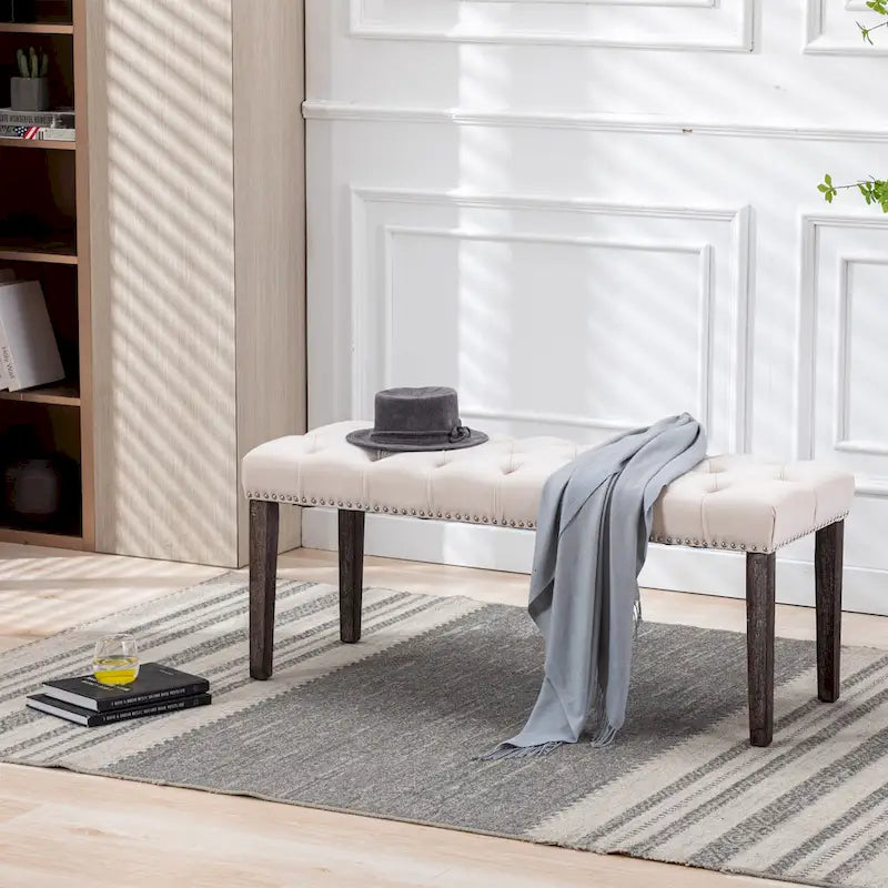 Velvet Dining Bench Bedroom Bench