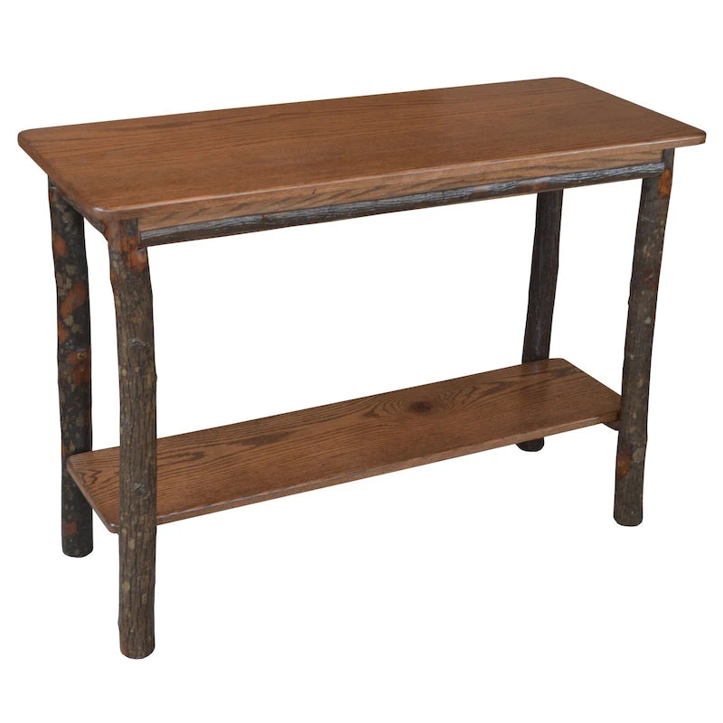 Hickory Log Console Table