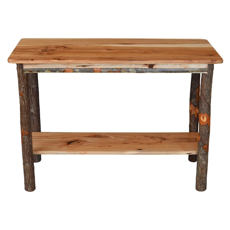 Hickory Log Console Table
