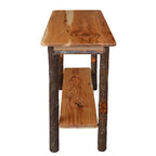 Hickory Log Console Table