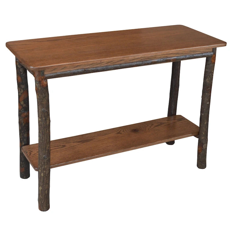 Hickory Log Console Table