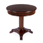 Ellsworth 36 Ribbed Pedestal Foyer Table