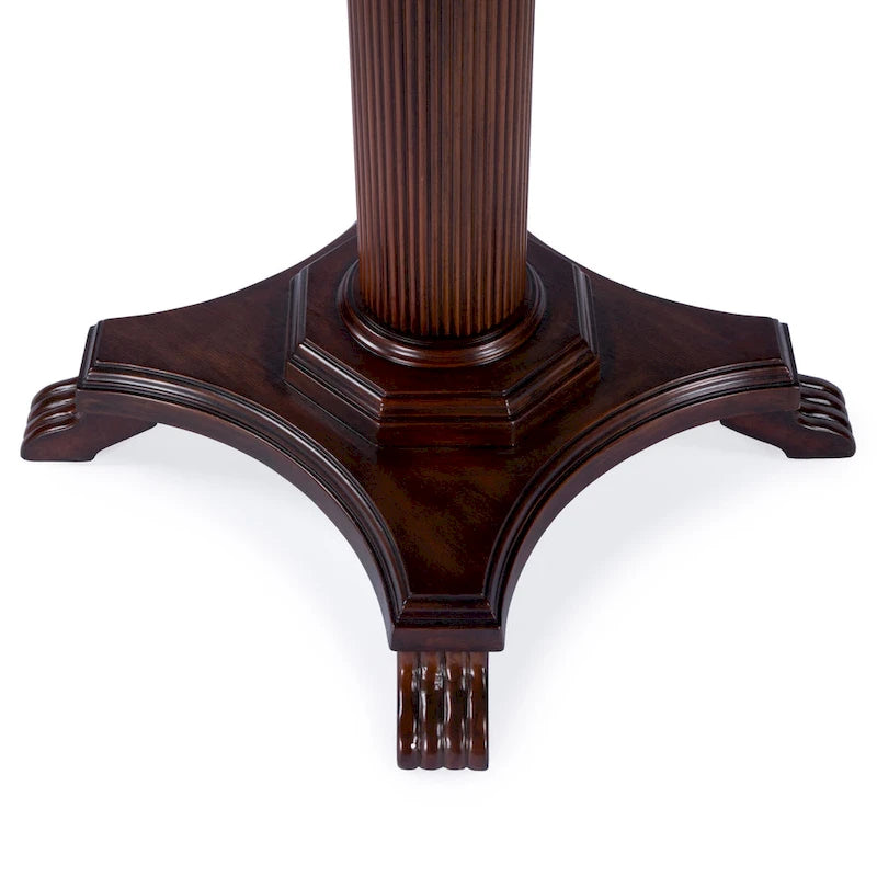 Ellsworth 36 Ribbed Pedestal Foyer Table