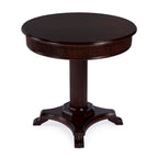 Ellsworth 36 Ribbed Pedestal Foyer Table