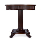 Ellsworth 36 Ribbed Pedestal Foyer Table
