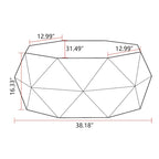 Retro Fashion Style Coffee Table,Suitable for Living Room,Office,and Dining Room