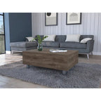 FM Furniture Boston Lift Top Coffee Table with Hidden Storage Compartment